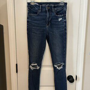American Eagle Distressed Jeggings: 8 regular
